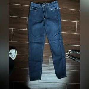 PAIGE Dark Blue Skinny Jeans